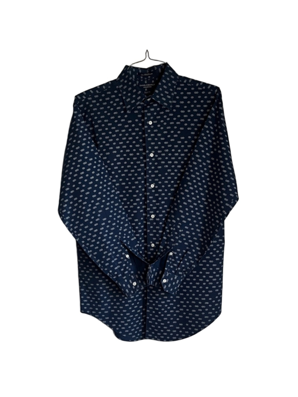 Daniel Cremieux Men's Navy Patterned Shirt